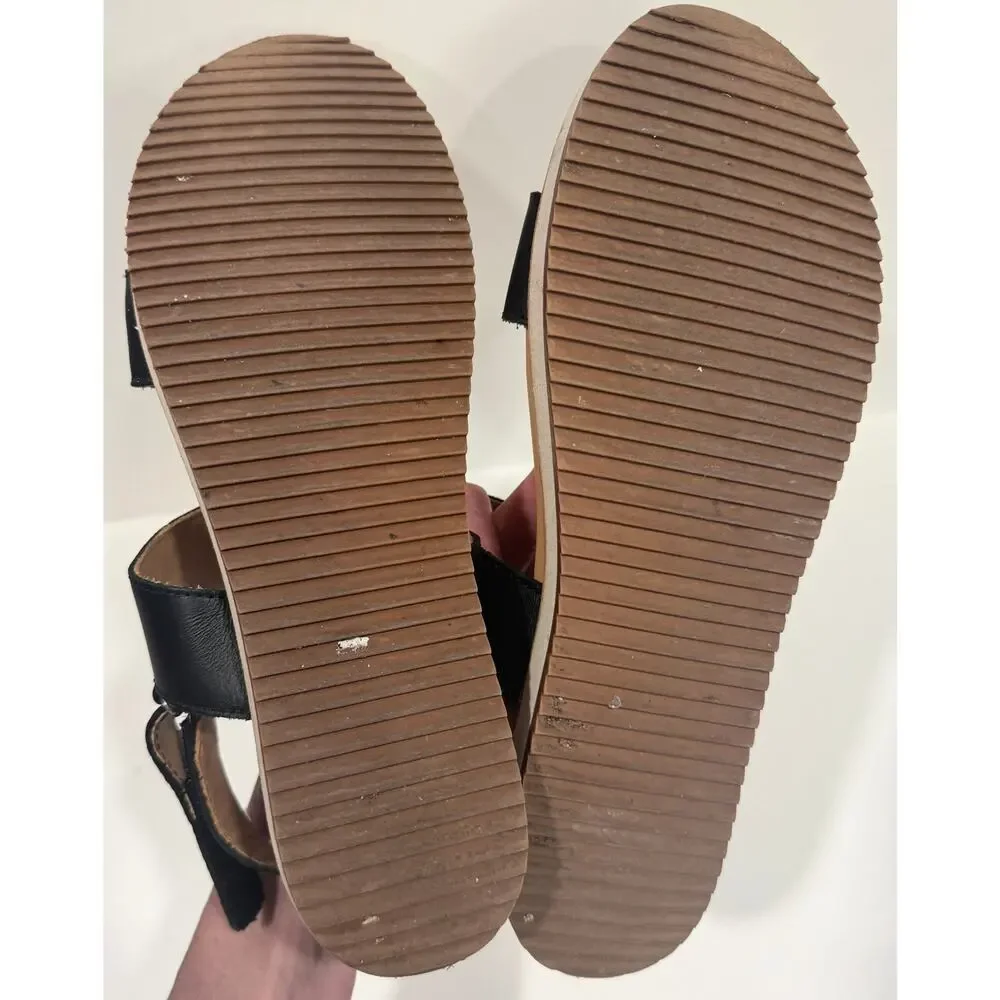 NISOLO Go-To Flatform Sandals Strappy Minimalist Sustainable Size 9 - Picture 6 of 6